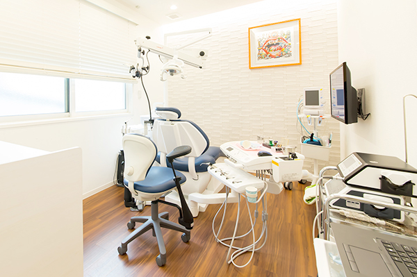 東住吉区南田辺・大森歯科メンテナンスクリニック・外科治療の際は完全個室の診療室へご案内します